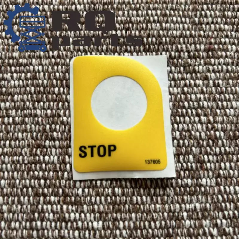 137605 137605GT  Decal E-Stop