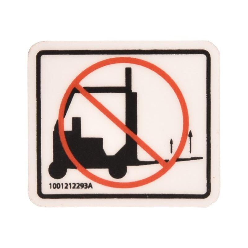 JLG Part # 1001212293 - DECAL. NO FORKLIFT