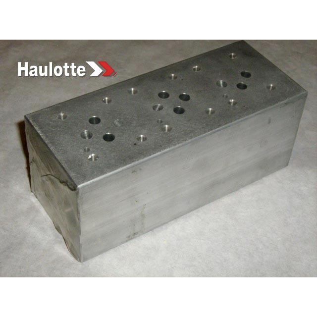 Haulotte Part # 2420202190 - DRILLED BLOCK