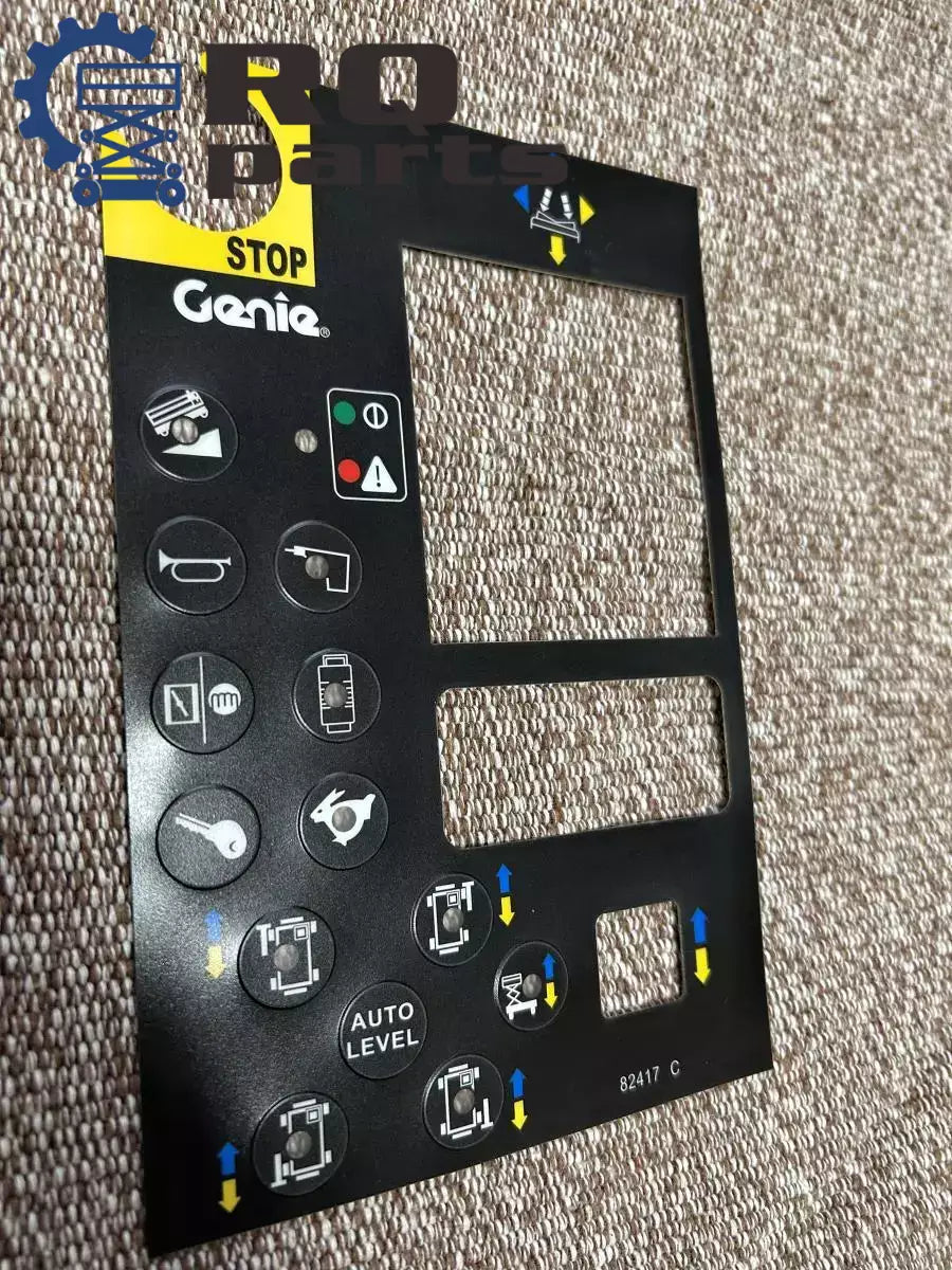 82417 82417GT Platform Control Panel Decal Used For GS-2668 RT GS-3268 RT GS-3384 GS-3390 GS-4390 GS-5390